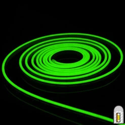 Green Mini LED Neon Strip Light - 12 Volt - 16.4 Feet