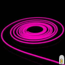 Hot Pink Mini LED Neon Strip Light - 12 Volt - 16.4 Feet