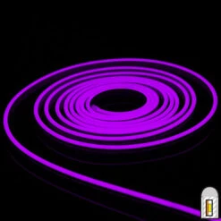 Purple Mini LED Neon Strip Light - 12 Volt - 16.4 Feet