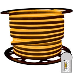 Yellow SMD LED Neon Strip Light - 120 Volt - 148 Feet