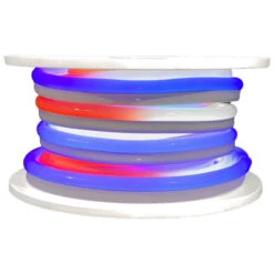 Red White And Blue Patriotic SMD LED Neon Rope Light - 120 Volt - 33 Feet