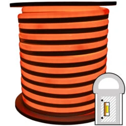 Orange SMD LED Neon Rope Light - 120 Volt - 148 Feet