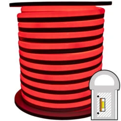 Red SMD LED Neon Rope Light - 120 Volt - 148 Feet
