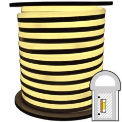 Warm White SMD LED Neon Rope Light - 120 Volt - 148 Feet