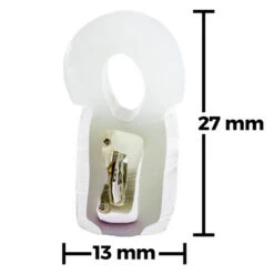 Red SMD LED Neon Rope Light - 120 Volt - 148 Feet -Adacel shop SNRL detail cross section 2021 10169.1612299436