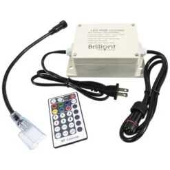 Outdoor Multi-Function RGB LED Neon Rope Light RF Weatherproof Controller - 120 Volt