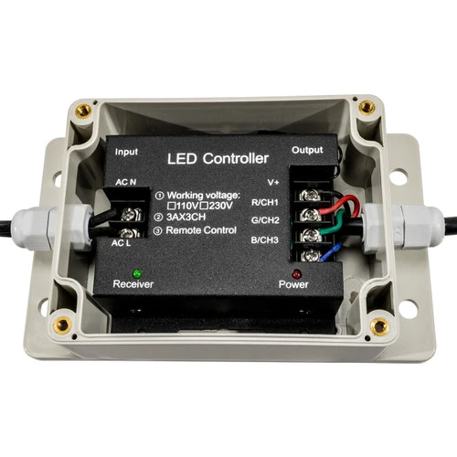 Outdoor Multi-Function RGB LED Neon Rope Light RF Weatherproof Controller - 120 Volt 4 Outdoor Multi-Function RGB LED Neon Rope Light RF Weatherproof Controller - 120 Volt - Image 4