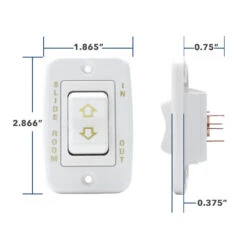 RV Slide Out Switch White 20 Amp Continuous 40 Amp Peak 4 Wire -Adacel shop american technology rv slide out switch white 20 amp continuous 40 amp peak 4 wire 37949.1642096905