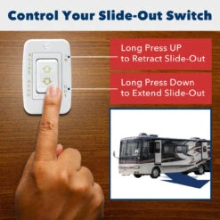 RV Slide Out Switch White 20 Amp Continuous 40 Amp Peak 4 Wire -Adacel shop american technology rv slide out switch white 20 amp continuous 40 amp peak 4 wire 61268.1642094985