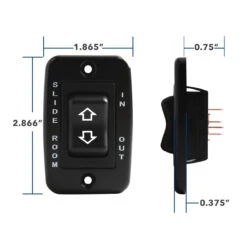 RV Slide Out Switch White 20 Amp Continuous 40 Amp Peak 4 Wire -Adacel shop american technology rv slide out switch white 20 amp continuous 40 amp peak 4 wire 97972.1642097852