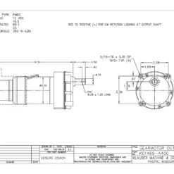 RV Slide Out Motor K01469-A400 KLAUBER Slide Motor Replaces K01265-M400, Lippert, Power Gear -Adacel shop klauber rv slide out motor k01469 a400 klauber slide motor replaces k01265 m400 lippert power gear 03910.1691826354