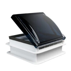 14" X 14" RV Roof Vent 2-Way 5 Speed Fan With Powered Riser Rain Sensor Remote And Smoked Lid 16 14" X 14" RV Roof Vent 2-Way 5 Speed Fan With Powered Riser Rain Sensor Remote And Smoked Lid -Adacel shop leisure coachworks 14 x 14 rv roof vent 2 way 5 speed fan with powered riser rain sensor remote and smoked lid 57775.1673315580