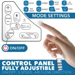 14" X 14" RV Roof Vent 2-Way 5 Speed Fan With Powered Riser Rain Sensor Remote And Smoked Lid 15 14" X 14" RV Roof Vent 2-Way 5 Speed Fan With Powered Riser Rain Sensor Remote And Smoked Lid -Adacel shop leisure coachworks 14 x 14 rv roof vent 2 way 5 speed fan with powered riser rain sensor remote and smoked lid 91935.1673315578