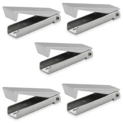 5 Pack RV Stainless Steel Baggage Door Catch Square - Holds RV Baggage Compartments And Doors Open (5)