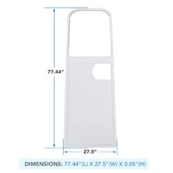 Alfa / Atwood / Challenger Entry Door Inner Liner White 27"