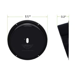 Angled Bezel For 8.5" Round Scare Light -Adacel shop leisure coachworks angled bezel for 8.5 round scare light 09720.1642095005