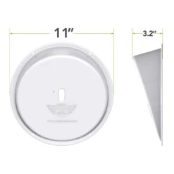 Angled Bezel For 8.5" Round Scare Light -Adacel shop leisure coachworks angled bezel for 8.5 round scare light 13416.1642098714