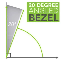 Angled Bezel For 8.5" Round Scare Light -Adacel shop leisure coachworks angled bezel for 8.5 round scare light 95709.1642094498