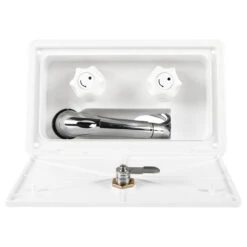 RV Exterior Shower Box Kit Cowboy Shower Outside Faucet With Lock