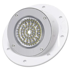 LED RV Exterior Round Surface Mount Porch Utility 12v 1100 Lumen Warrior Flood Lighting Fixture