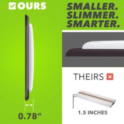 LED RV LED Ceiling Interior Light Fixture 1450 Lumen With Touch Dimmer Switch 12V 20 X 6" Natural White 4000-4500K With Bronze Trim -Adacel shop leisure led led rv led ceiling interior light fixture 1450 lumen with touch dimmer switch 12v 20 x 6 natural white 4000 4500k with bronze trim 67034.1642093898