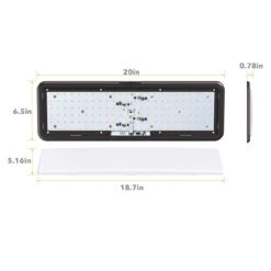 LED RV LED Ceiling Interior Light Fixture 1450 Lumen With Touch Dimmer Switch 12V 20 X 6" Natural White 4000-4500K With Bronze Trim -Adacel shop leisure led led rv led ceiling interior light fixture 1450 lumen with touch dimmer switch 12v 20 x 6 natural white 4000 4500k with bronze trim 71967.1642098355