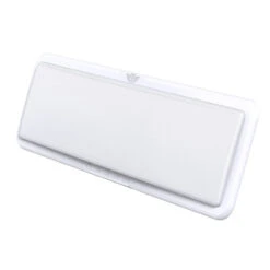 LED RV LED Ceiling Interior Light Fixture 2000 Lumen With Touch Dimmer Switch 12V 21 X 8" Natural White 4000-4500K With White Trim