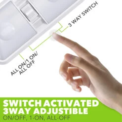 Leisure LED RV LED Ceiling Double Dome Interior Light Fixture With ON/Off Switch Frosted Lens Natural White 4000-4500K 48-2835SMD -Adacel shop leisure led rv led ceiling double dome interior light fixture with onoff switch frosted lens natural white 4000 4500k 48 2835smd 07819.1672364480