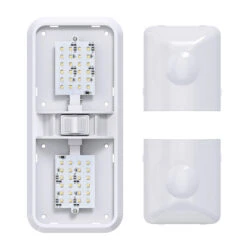 Leisure LED RV LED Ceiling Double Dome Interior Light Fixture With ON/Off Switch Frosted Lens Natural White 4000-4500K 48-2835SMD -Adacel shop leisure led rv led ceiling double dome interior light fixture with onoff switch frosted lens natural white 4000 4500k 48 2835smd 76458.1672364471