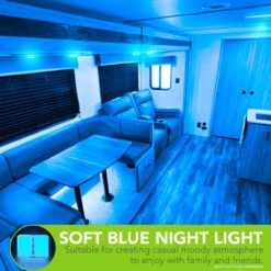 Leisure LED Single LED Acrylic Fixture Dimmable Multi-Color Light With Soft Blue Night Light -Adacel shop leisure led single led acrylic fixture dimmable multi color light with soft blue night light 18472.1699007651