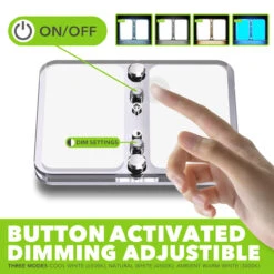 Leisure LED Single LED Acrylic Fixture Dimmable Multi-Color Light With Soft Blue Night Light -Adacel shop leisure led single led acrylic fixture dimmable multi color light with soft blue night light 74930.1699007665